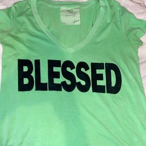 Peace Love World Blessed Top